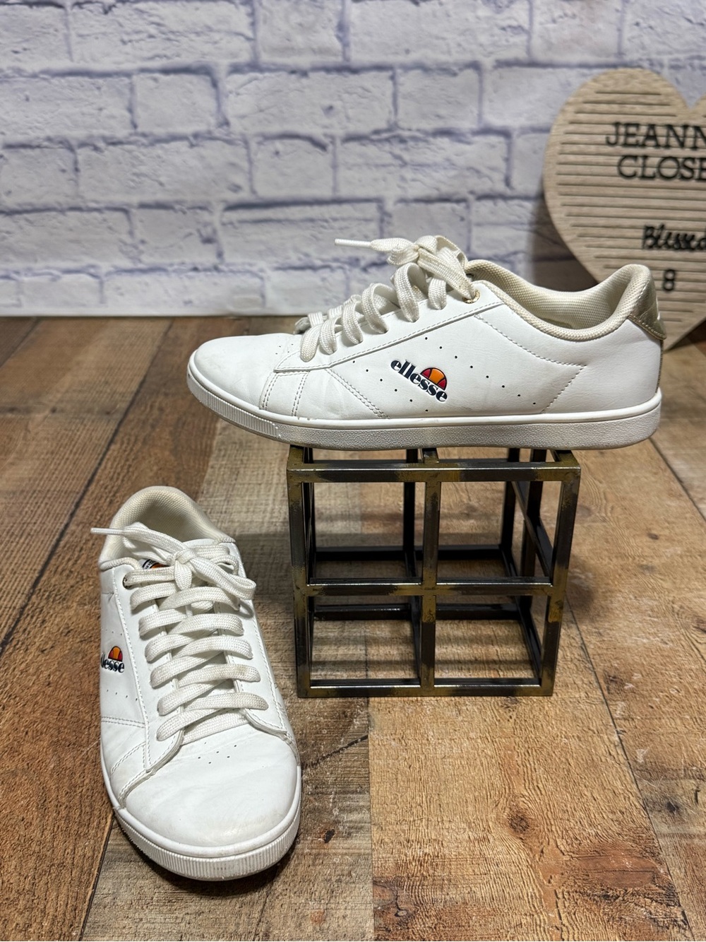 Ellesse unisex Nole Cupsole Sneakers / White wonens 8.5 men’s 7
